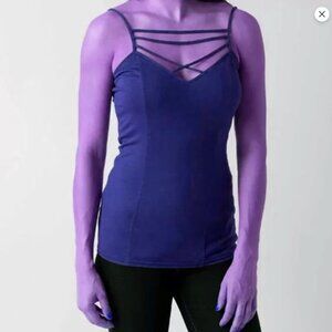 Buckle Red By BKE Tank Top Women's Strappy Cross Bust